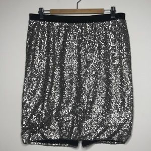 Sequin Midi Skirt